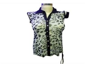 Girls Sleeveless Printed Shirt 